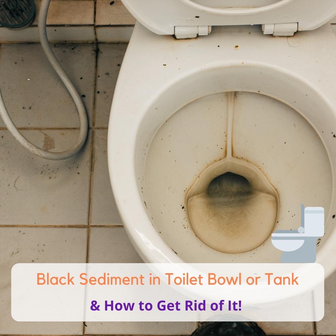 Black Sediment in Toilet Bowl & Tank (Causes & Simple Fixes)