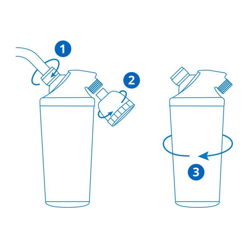 Three Steps to Install the Aquasana AQ4100 shower filter 