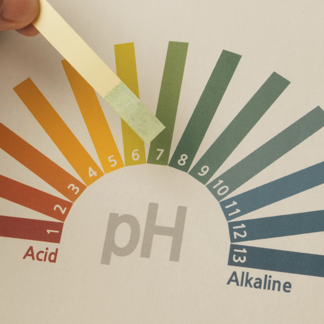 a pH alkaline test color chart 