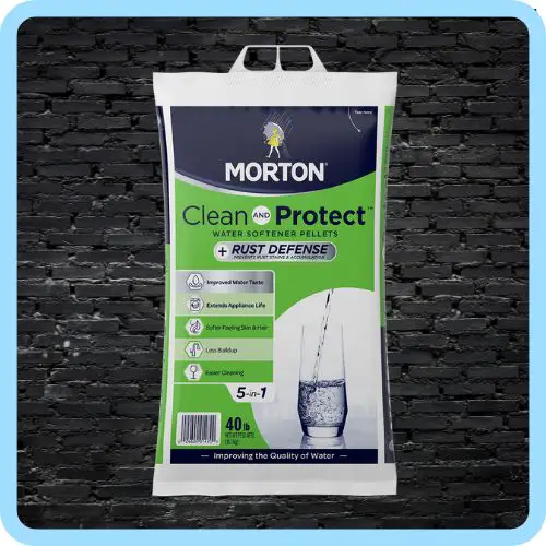 Morton Clean & Protect Rust Defense Softener salt 